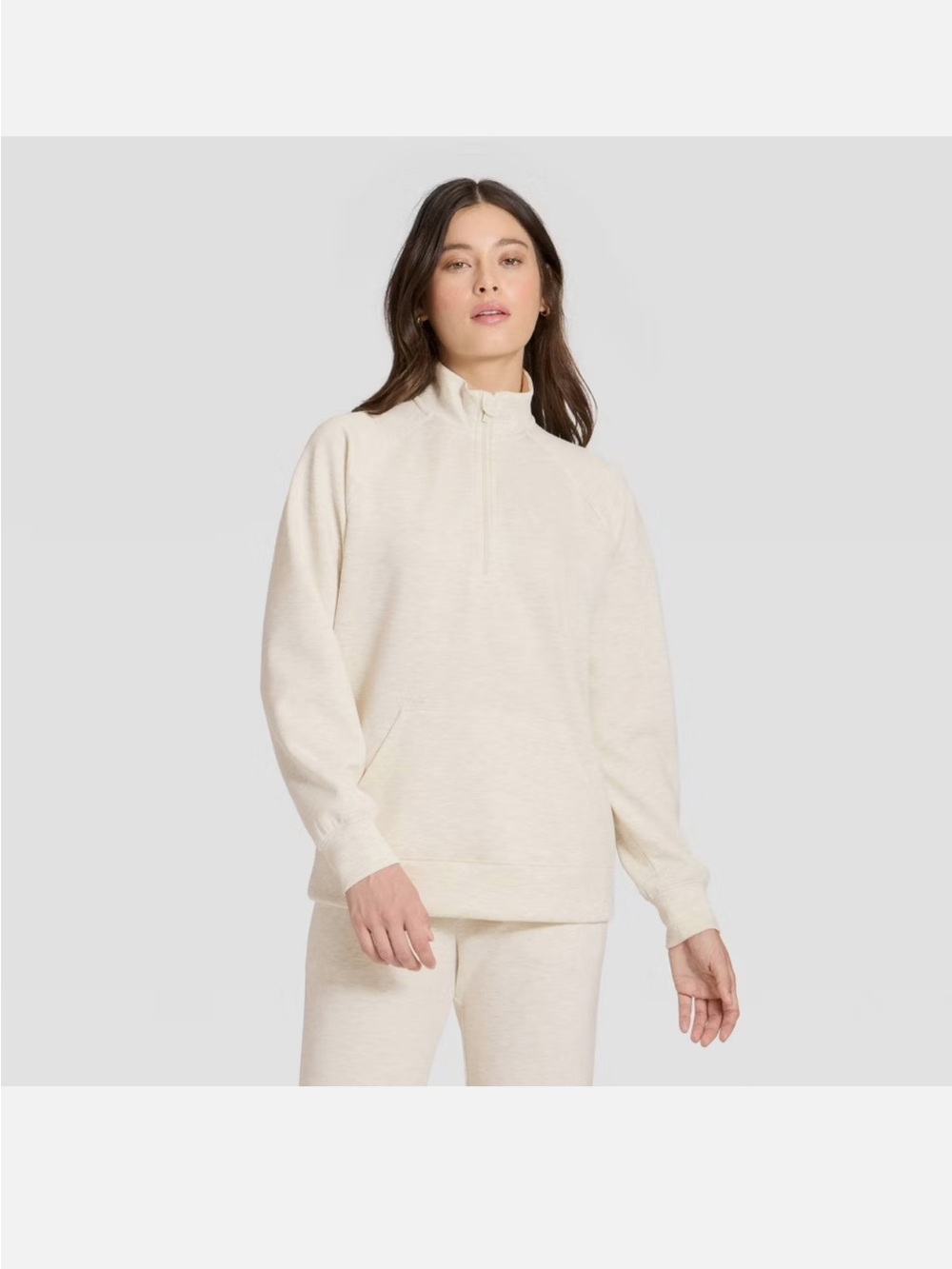 Women's Airy Sleek Legging Friendly Half Zip Sweatshirt - All In Motion